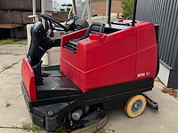 Opzit schrob- zuigmachine, rcm, metro 1102 n, rood/zwart - afbeelding 2 van  9
