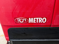 Opzit schrob- zuigmachine, rcm, metro 1102 n, rood/zwart - afbeelding 7 van  9