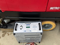 Opzit schrob- zuigmachine, rcm, metro 1102 n, rood/zwart - afbeelding 8 van  9