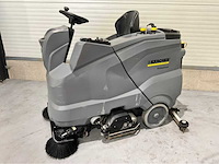 Opzit schrob veeg/zuigmachine dubbele borstels, karcher, b150r - afbeelding 9 van  16