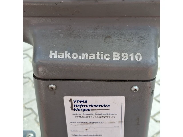 Opzit-schrobzuigmachine, hako, hakomatic b910 - afbeelding 20 van  31