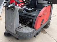 Opzit veeg- zuigmachine, hako, jonas 1450, rood/grijs