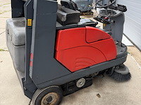 Opzit veeg- zuigmachine, hako, jonas 1450, rood/grijs - afbeelding 3 van  7