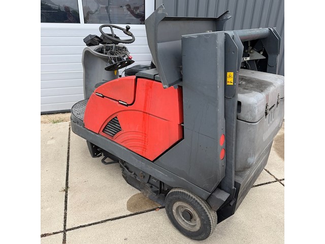 Opzit veeg- zuigmachine, hako, jonas 1450, rood/grijs - afbeelding 4 van  7