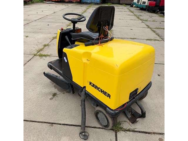 Opzit veeg- zuigmachine, kärcher, kmr 1200 bat, geel/zwart - afbeelding 4 van  7