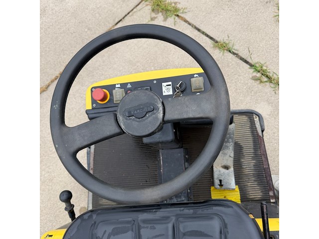 Opzit veeg- zuigmachine, kärcher, kmr 1200 bat, geel/zwart - afbeelding 6 van  7