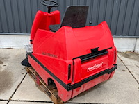 Opzit veeg- zuigmachine, meclean, buster 1100 tte, rood/zwart
