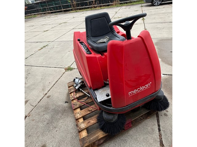 Opzit veeg- zuigmachine, meclean, buster 1100 tte, rood/zwart - afbeelding 3 van  5