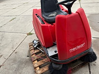 Opzit veeg- zuigmachine, meclean, buster 1100 tte, rood/zwart - afbeelding 3 van  5