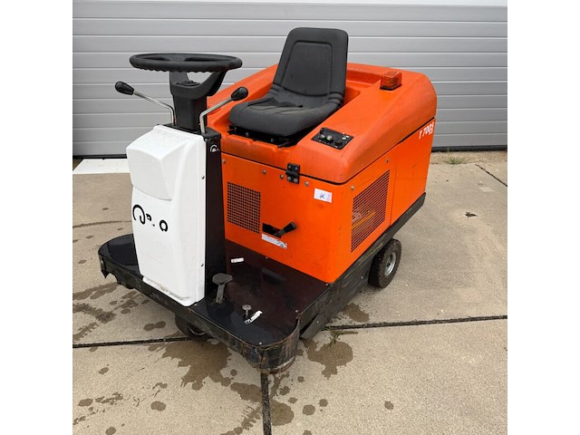 Opzit veeg- zuigmachine, rcm, turbo 7005 plus, oranje/zwart - afbeelding 2 van  9