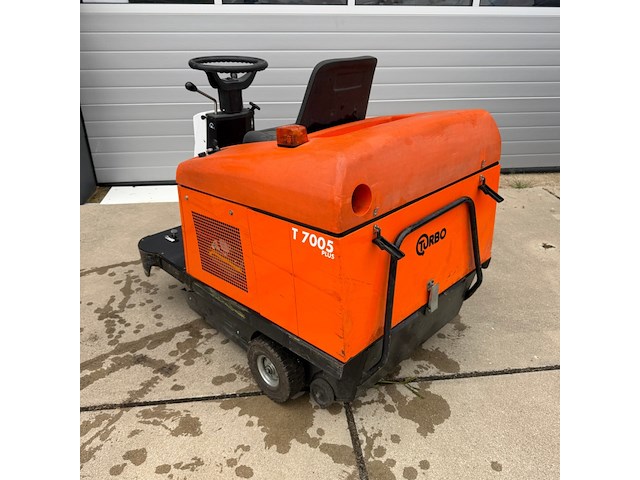 Opzit veeg- zuigmachine, rcm, turbo 7005 plus, oranje/zwart - afbeelding 3 van  9