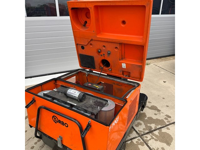 Opzit veeg- zuigmachine, rcm, turbo 7005 plus, oranje/zwart - afbeelding 6 van  9