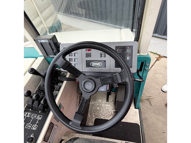 Opzit veeg- zuigmachine, tennant, 6550, wit/groen - afbeelding 8 van  9