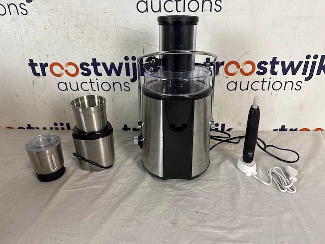 Oral-b io2 elektrische tandenborstel - night black | princess 221040 multi hakmolen |princess sapcentrifuge – sapcentrifuge - afbeelding 2 van  2