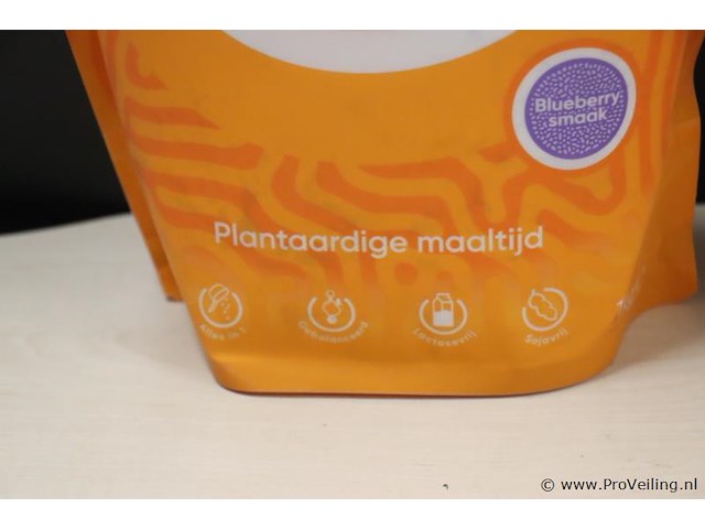 Orangefit hero plantaardige maaltijd - blueberry smaak - 2 stuks - afbeelding 2 van  3