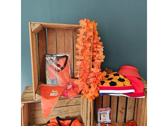 Oranje decoratie, excl. aardappelkisten - afbeelding 3 van  6