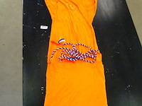 Oranje jurk m - afbeelding 2 van  3