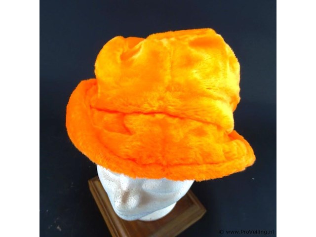 Oranje muts - afbeelding 2 van  3