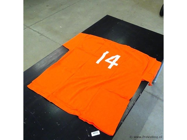 Oranje nr 14 shirt xl - afbeelding 2 van  3