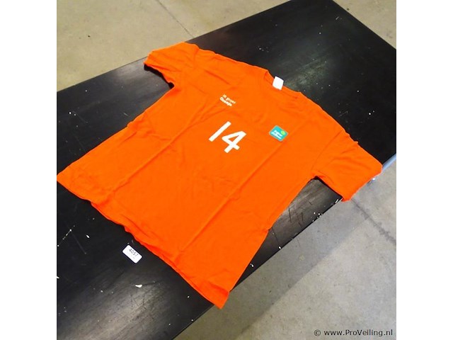 Oranje nr 14 shirt xl - afbeelding 1 van  3