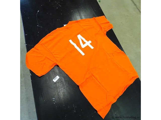 Oranje nr 14 shirt xl - afbeelding 2 van  3