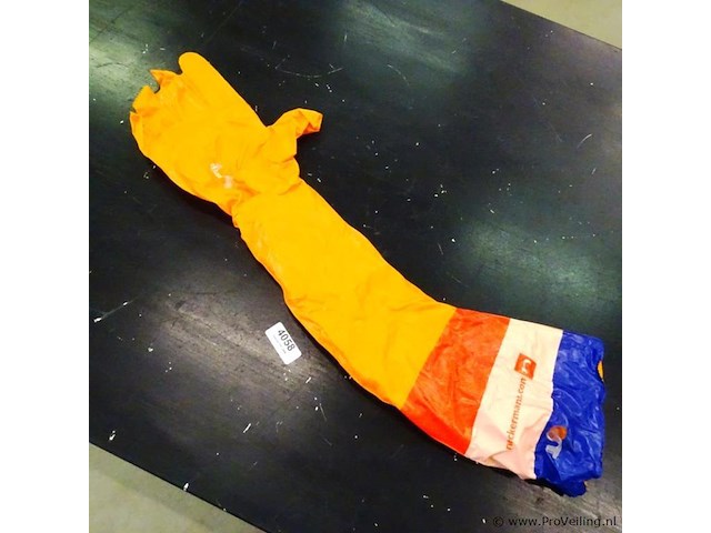 Oranje opblaas arm - afbeelding 1 van  3