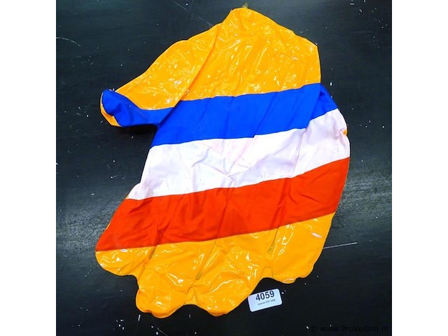 Oranje opblaas hand - afbeelding 1 van  3