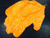 Oranje opblaas hand - afbeelding 2 van  3