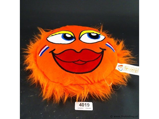 Oranje smiley - afbeelding 2 van  3