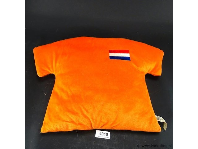 Oranje zitkussen - afbeelding 1 van  3