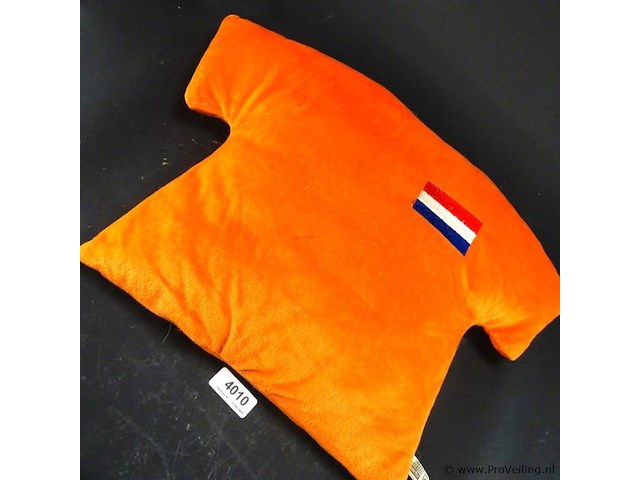 Oranje zitkussen - afbeelding 2 van  3