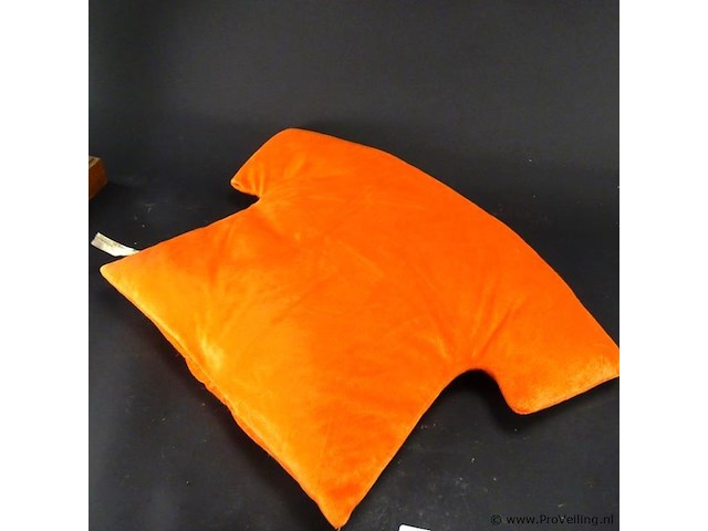Oranje zitkussen - afbeelding 3 van  3