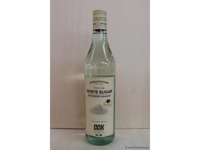Orasdrinks white sugar zucchero bianco - 75 cl - winkelverkoopprijs € 8.95 - afbeelding 1 van  3