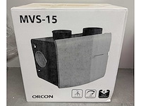 Orcon - mvs-15rh co2b - 21140010 - woonhuisventilator met randaarde en co2 bedieningssensor