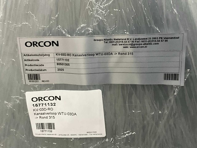 Orcon kv-03d-ro kanaalverloop (4x) - afbeelding 4 van  4