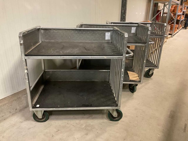 Orderpickkar/winkelwagen (3x) - afbeelding 2 van  9