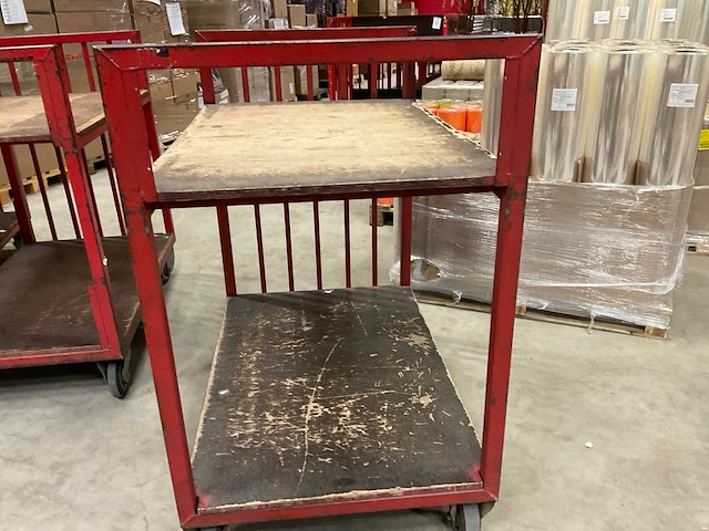 Orderpickkar/winkelwagen (3x) - afbeelding 3 van  11