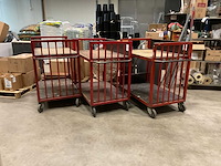 Orderpickkar/winkelwagen (3x) - afbeelding 1 van  11