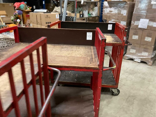 Orderpickkar/winkelwagen (3x) - afbeelding 8 van  11