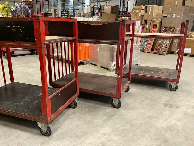 Orderpickkar/winkelwagen (3x) - afbeelding 9 van  11