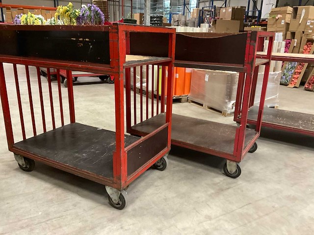 Orderpickkar/winkelwagen (3x) - afbeelding 10 van  11