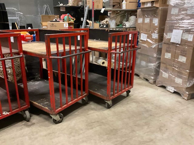 Orderpickkar/winkelwagen (4x) - afbeelding 2 van  9