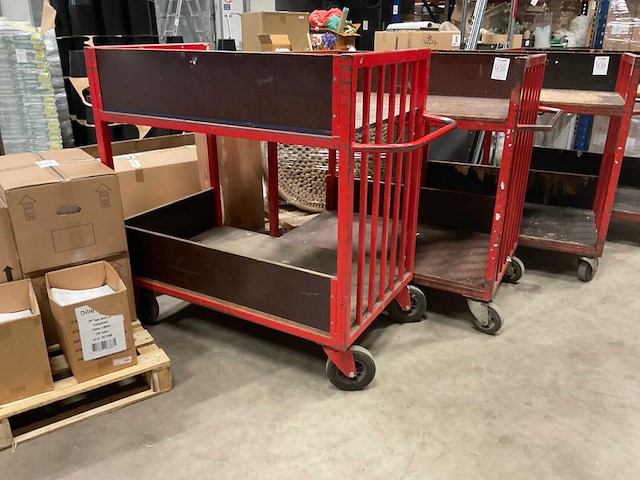 Orderpickkar/winkelwagen (4x) - afbeelding 3 van  9