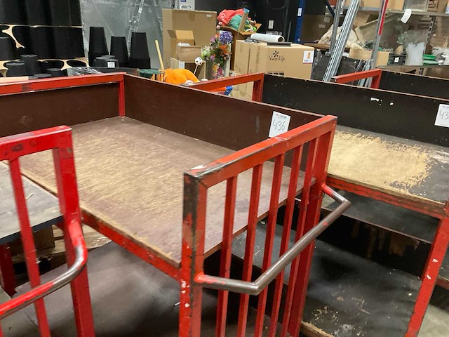 Orderpickkar/winkelwagen (4x) - afbeelding 6 van  9