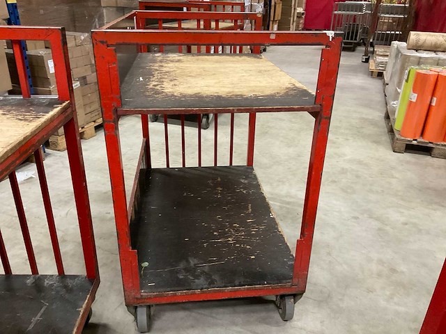 Orderpickkar/winkelwagen (4x) - afbeelding 8 van  9