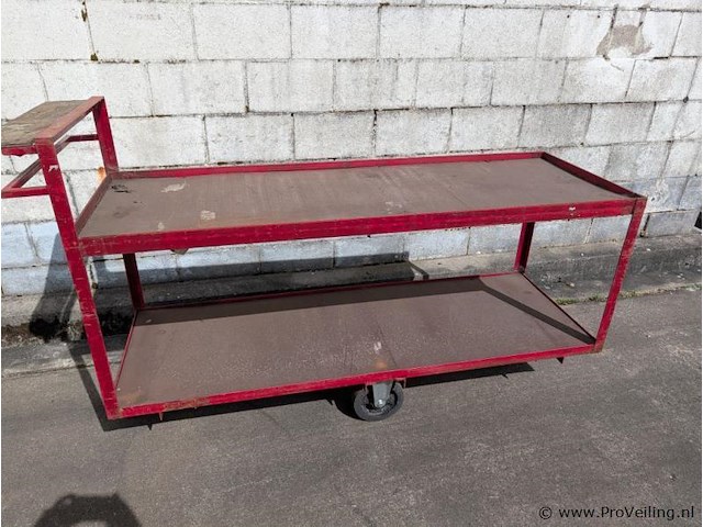 Orderpickwagen staal - afbeelding 1 van  3