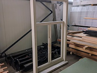 Oregon pine houten kozijn wit