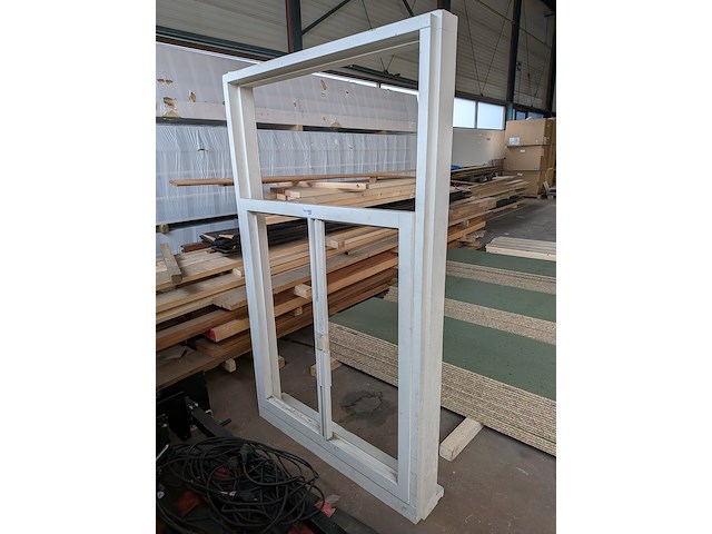 Oregon pine houten kozijn wit - afbeelding 2 van  6