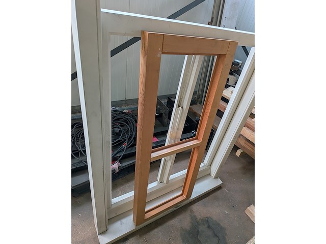 Oregon pine houten kozijn wit - afbeelding 5 van  6