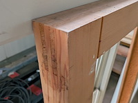 Oregon pine houten kozijn wit - afbeelding 6 van  6